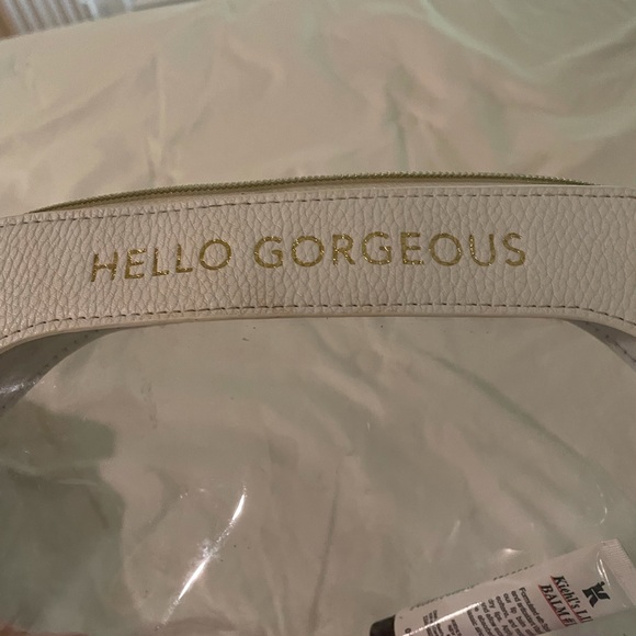Mudpie Hello Gorgeous Clear Makeupbag - Picture 1 of 5